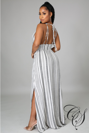 Arlissa Striped Maxi Dress