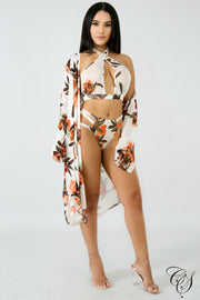 Gamila Kimono Swim Set, swimsuit - Designs By Cece Symoné